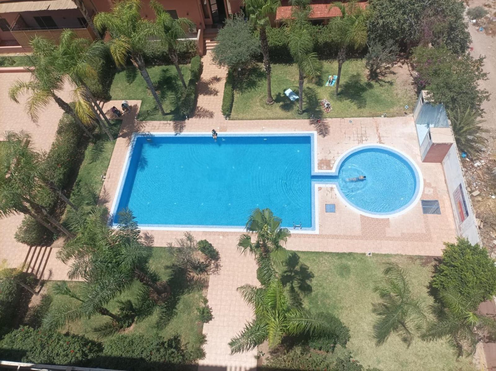 Appartement Haut Standing Vu Piscine Марракеш Экстерьер фото